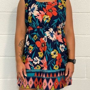 Floral sleeveless dress